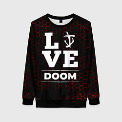 Свитшот женский Doom Love Классика, цвет: 3D-черный