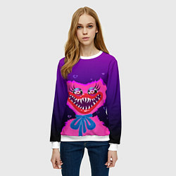 Свитшот женский Кисси Мисси love, цвет: 3D-белый — фото 2