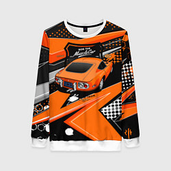 Женский свитшот Vintage Tron Ретро-автомобиль