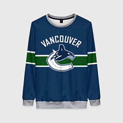 Свитшот женский Ванкувер Кэнакс Форма, цвет: 3D-меланж