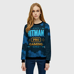 Свитшот женский Игра Hitman: PRO Gaming, цвет: 3D-черный — фото 2