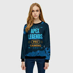 Свитшот женский Игра Apex Legends: PRO Gaming, цвет: 3D-черный — фото 2