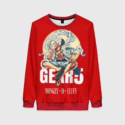 Женский свитшот ЛУФФИ 5 ГИР ONE PIECE На луне