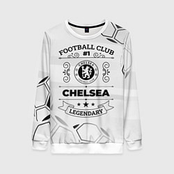 Свитшот женский Chelsea Football Club Number 1 Legendary, цвет: 3D-белый