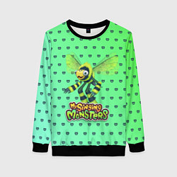 Женский свитшот My singing Monsters - Жужук