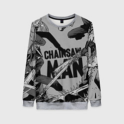 Женский свитшот Chainsaw man comix