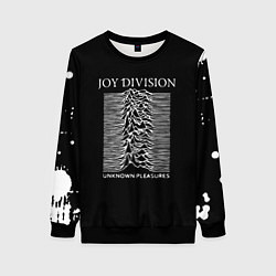 Свитшот женский Joy Division - unknown pleasures, цвет: 3D-черный