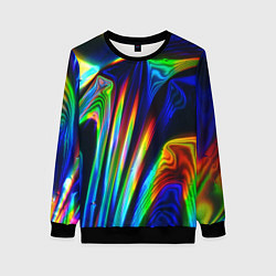 Женский свитшот Волнообразные абстрактные линии