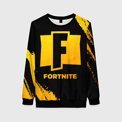 Женский свитшот Fortnite - gold gradient