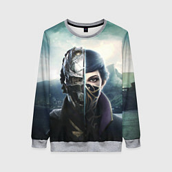 Свитшот женский Dishonored - Эмили Колдуин, цвет: 3D-меланж