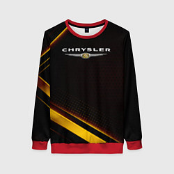 Свитшот женский Chrysler Абстракция, цвет: 3D-красный