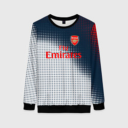 Женский свитшот Arsenal logo абстракция