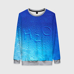 Женский свитшот Вода - H2O