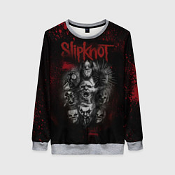 Свитшот женский Slipknot dark red, цвет: 3D-меланж