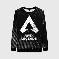 Женский свитшот Apex Legends с потертостями на темном фоне