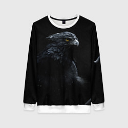 Свитшот женский Тёмный орёл, цвет: 3D-белый