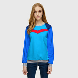 Свитшот женский Спортик из 90х FIRM, цвет: 3D-меланж — фото 2