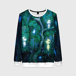 Свитшот женский Kodama tree, цвет: 3D-белый