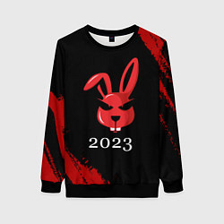 Женский свитшот Кролик 2023 суровый