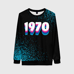 Женский свитшот Made in 1970: vintage art