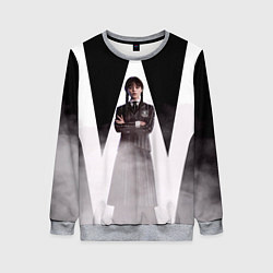 Свитшот женский W wednesday addams, цвет: 3D-меланж