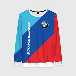 Свитшот женский Bmw - m colors, цвет: 3D-белый