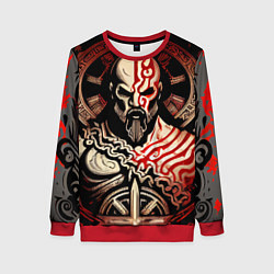 Женский свитшот Кратос кельтский