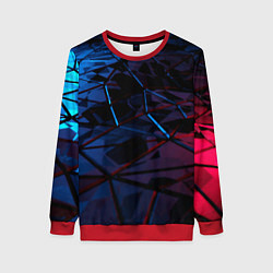 Женский свитшот Абстрактные грани