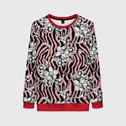 Женский свитшот Floral pattern - vanguard