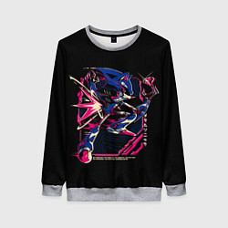 Свитшот женский Кибер-Соник с алмазом, цвет: 3D-меланж