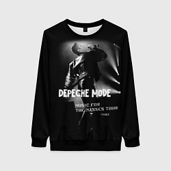 Свитшот женский Depeche Mode - Music for the Masses tour, цвет: 3D-черный