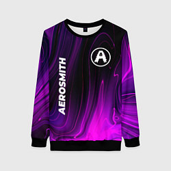 Женский свитшот Aerosmith violet plasma
