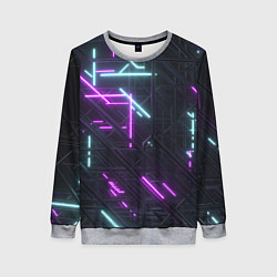 Женский свитшот Неоновые полосы