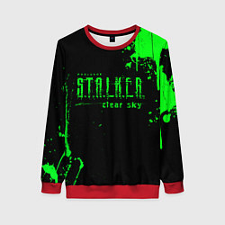 Свитшот женский Stalker sky art, цвет: 3D-красный