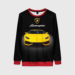 Женский свитшот Итальянский спорткар Lamborghini Aventador