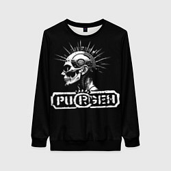 Женский свитшот Пурген киберпанк