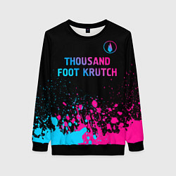 Женский свитшот Thousand Foot Krutch - neon gradient: символ сверх