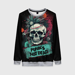 Женский свитшот Punks not dead