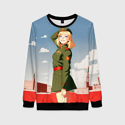 Женский свитшот Боевая девчонка