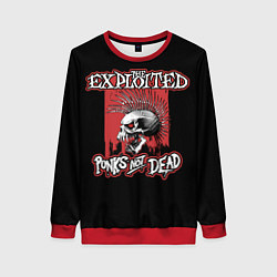 Женский свитшот Exploited - punks not dead