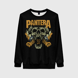 Свитшот женский Pantera - mouth for war, цвет: 3D-черный