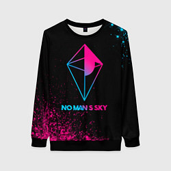 Женский свитшот No Mans Sky - neon gradient