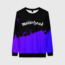 Женский свитшот Motorhead purple grunge