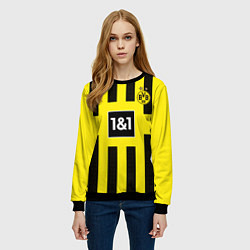 Свитшот женский Марко Ройс Боруссия Дортмунд форма 2223 домашняя, цвет: 3D-черный — фото 2