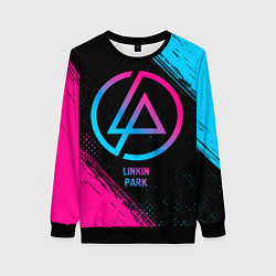 Женский свитшот Linkin Park - neon gradient