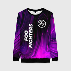 Женский свитшот Foo Fighters violet plasma