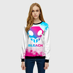 Свитшот женский Bleach neon gradient style, цвет: 3D-черный — фото 2