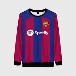 Женский свитшот ФК Барселона форма 2324 домашняя