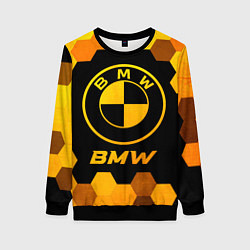 Женский свитшот BMW - gold gradient