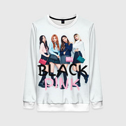 Свитшот женский Blackpink girls, цвет: 3D-белый